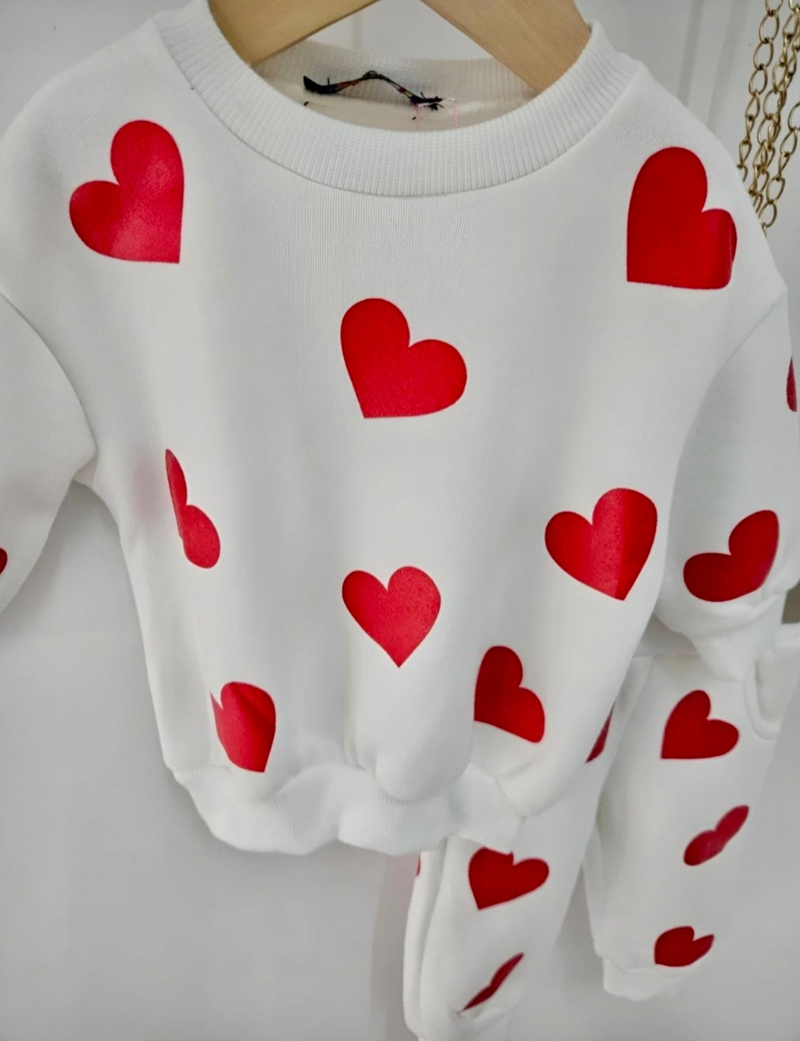 Jogging Set Hartjes  ❤️🤍