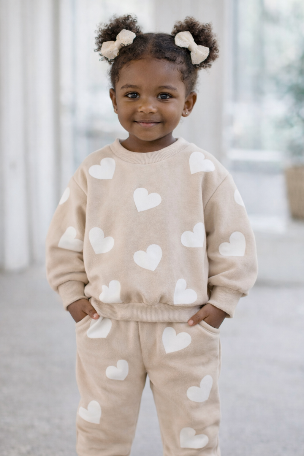 Jogging Set Hartjes  ❤️🤍