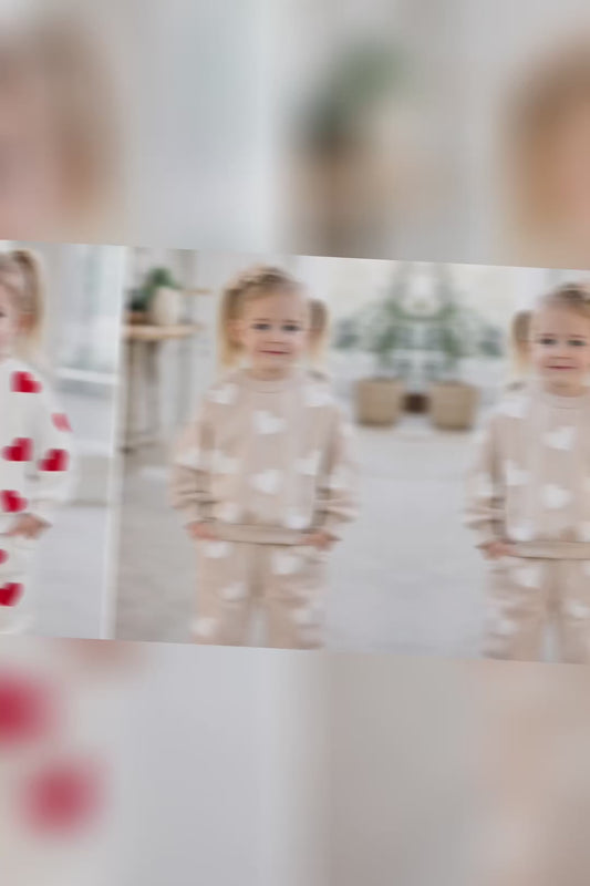 Jogging Set Hartjes  ❤️🤍